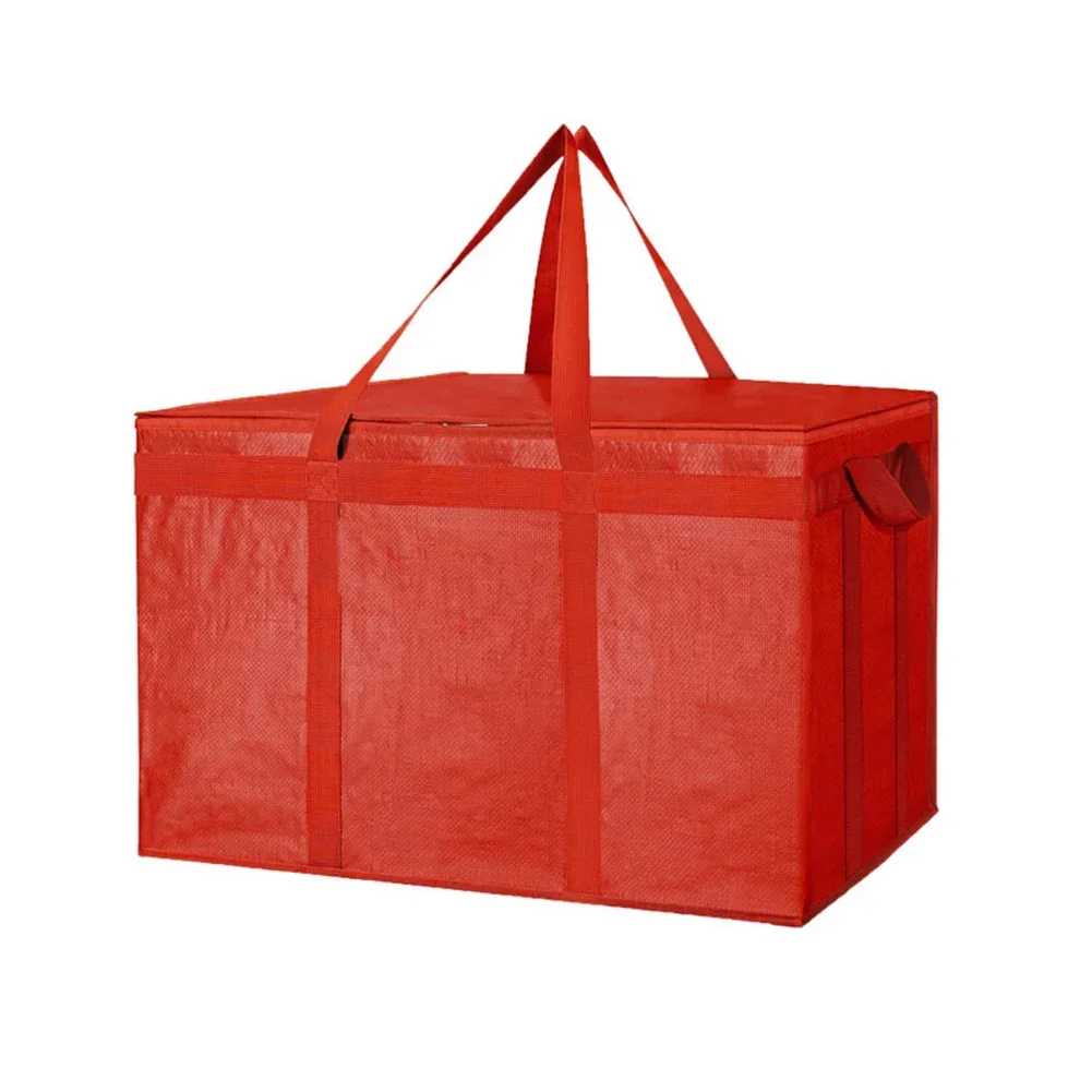 Large Capacity Picnic Bag Portable Insulated Food Pizza Delivery Bags For Food Warming Cooler Grocery Bag For Party Camping 