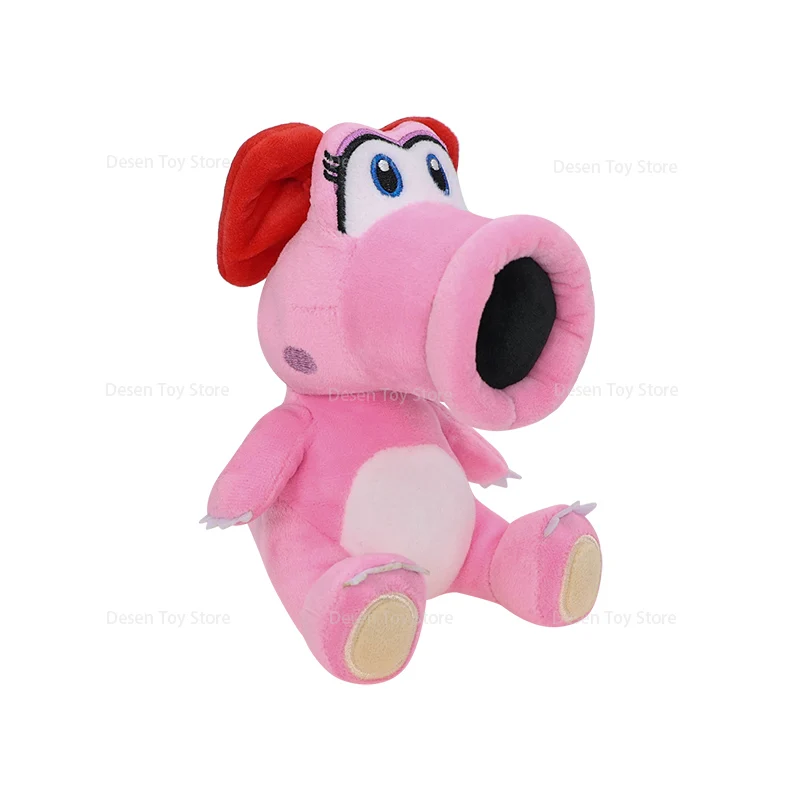 Peluche à l'effigie des personnages de Mario Bros, Birdo, rose, idéal comme cadeau d'anniversaire ou de Noël pour un enfant, 15cm