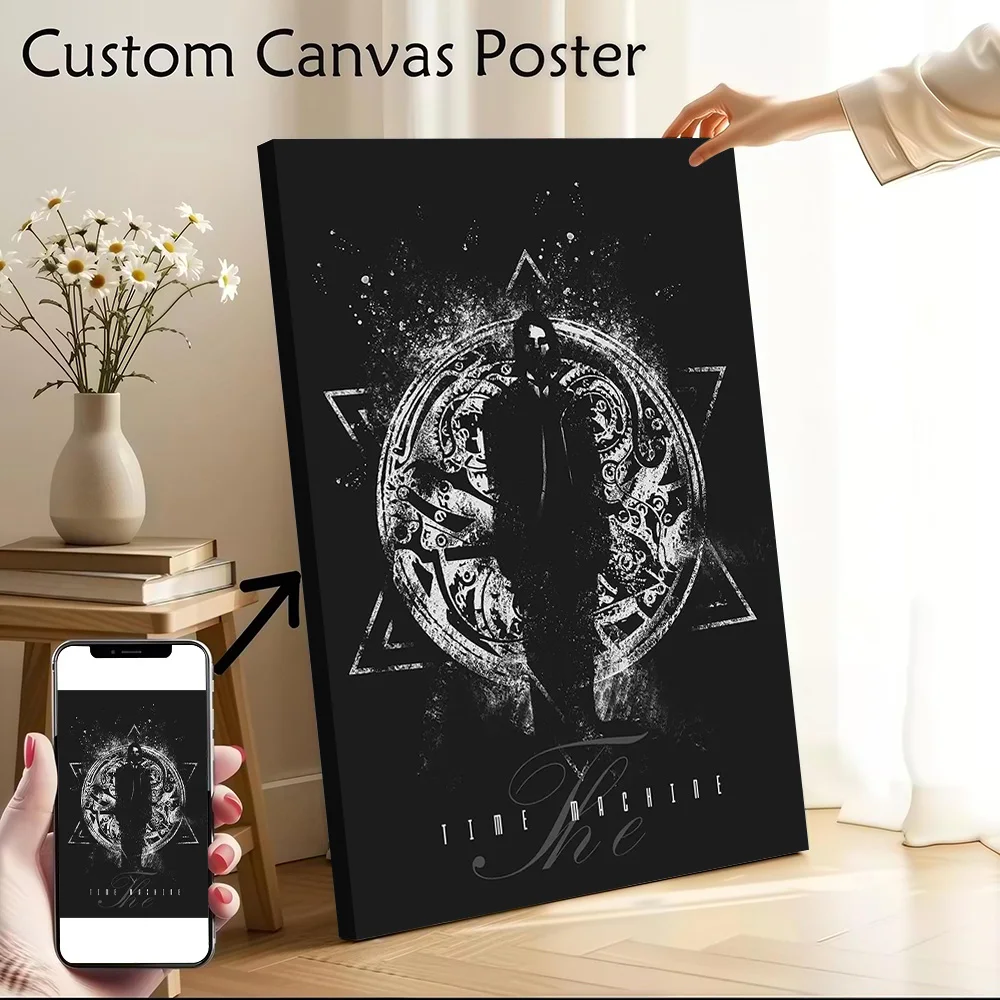 Time Machine Canvas Wall Arts Poster Customizable Pictures Printing for Room Gamer Decoration Decorative Paintings Home Decor