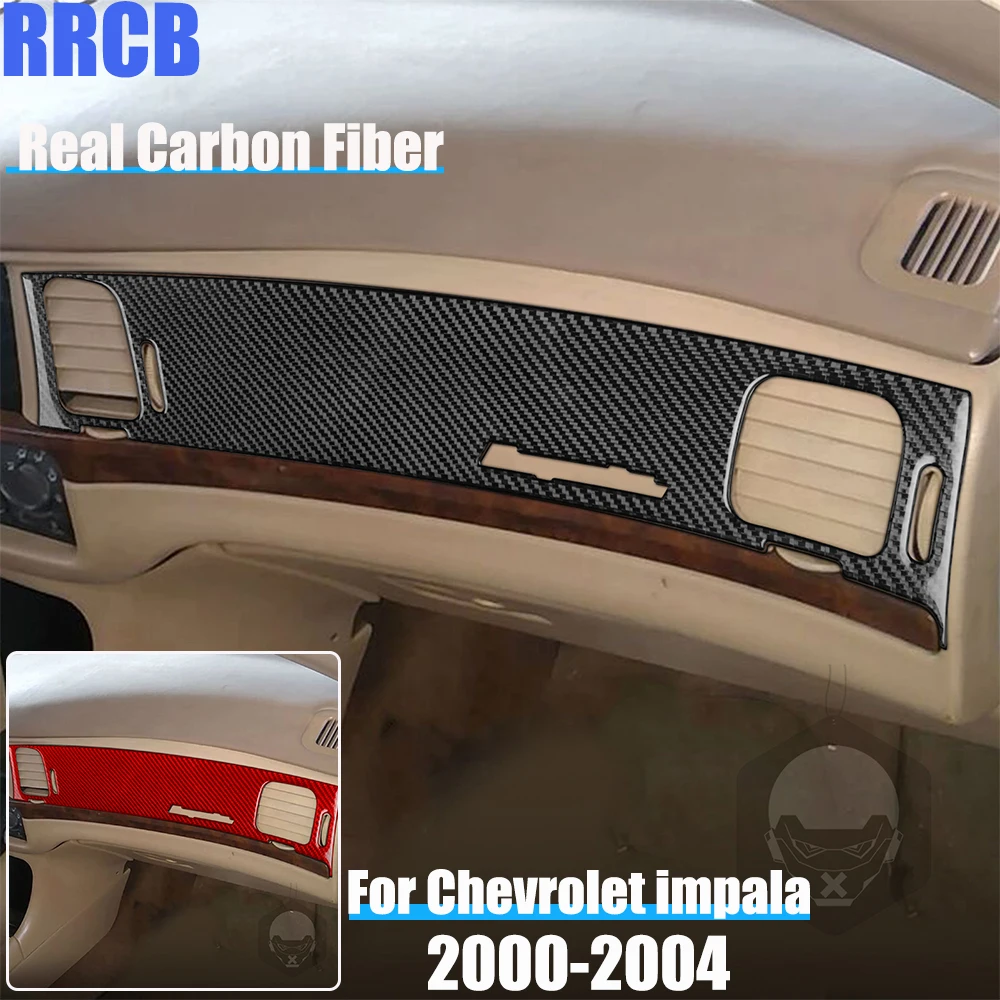 

Настоящее углеродное волокно, автомобильные аксессуары, отделка приборной панели пассажира, мягкая наклейка на чехол для Chevrolet Impala 2000 2001 2002 2003 2004