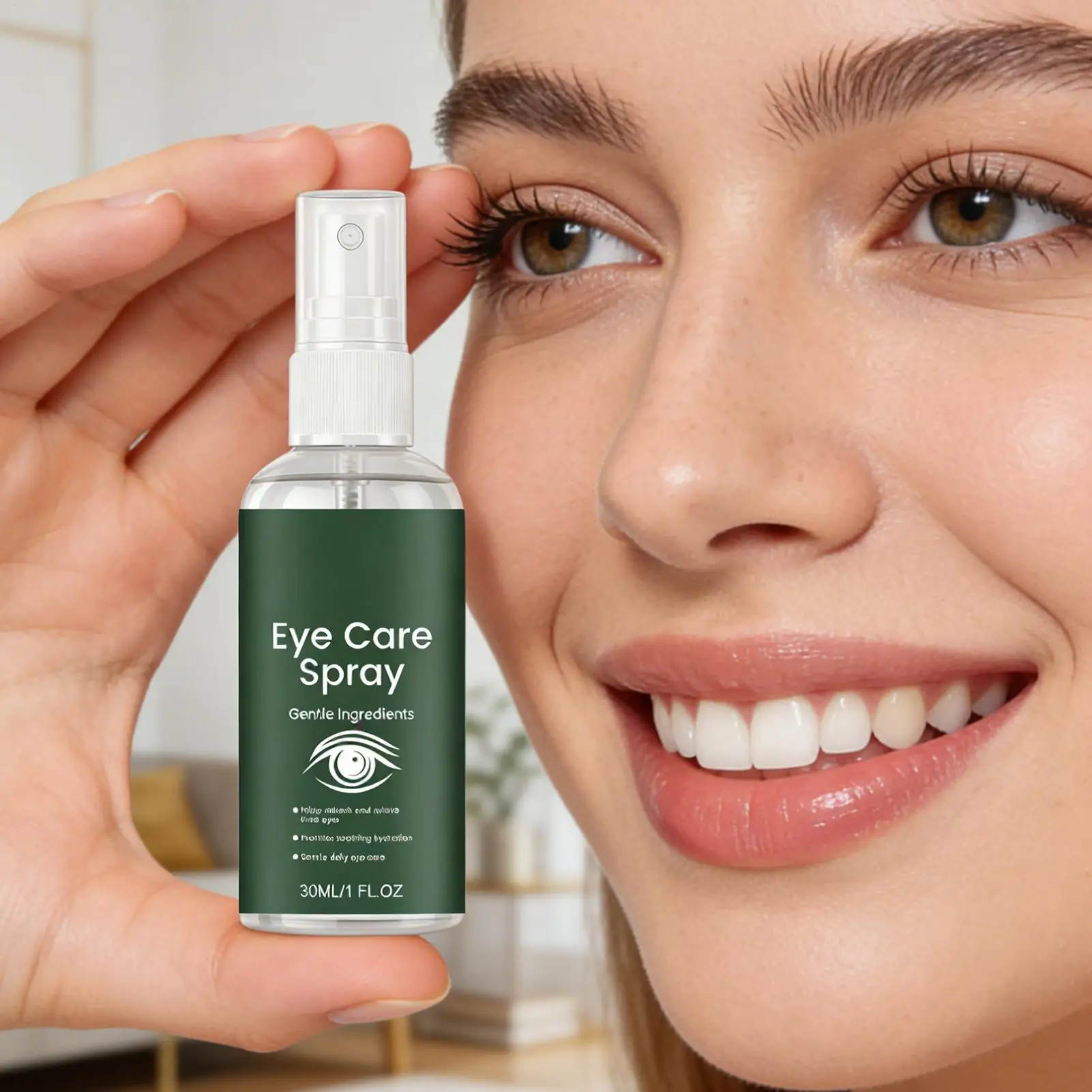 Eye Care Spray 30ml Soothing Natural Fast Acting Refreshing Dry Eye Relief Mist for Women Men Readers Computer Users Home Office