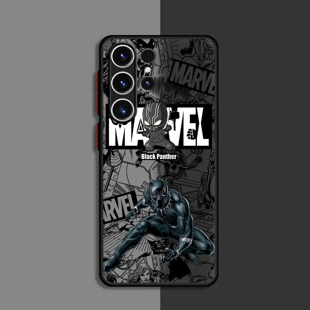 Soft TPU Case for Samsung Galaxy S10 Plus S24 Plus S21 S9 S23 FE S20 FE S23 Ultra S22 S21 Plus Cover Marvel Iron Spider Man