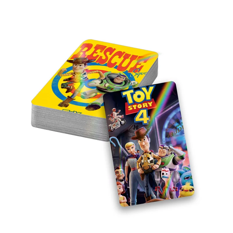 Toy Story Laser Flash Cards 30 Double Sided LOMO Mini Boxed Cards Collectible Photo Cards Hobby Collection Birthday Party Favors view 3
