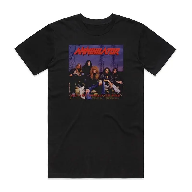 Annihilator Set The World On Fire Album Cover T-Shirt