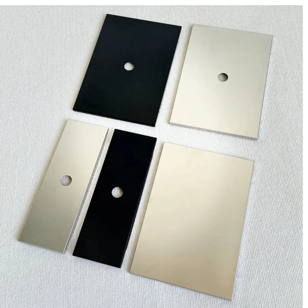 Modvant Igt لوحة علوية 1 وحدة 0.5 رف من الفولاذ المقاوم للصدأ باللون الأسود وحدة واحدة نصف طاولة تخييم