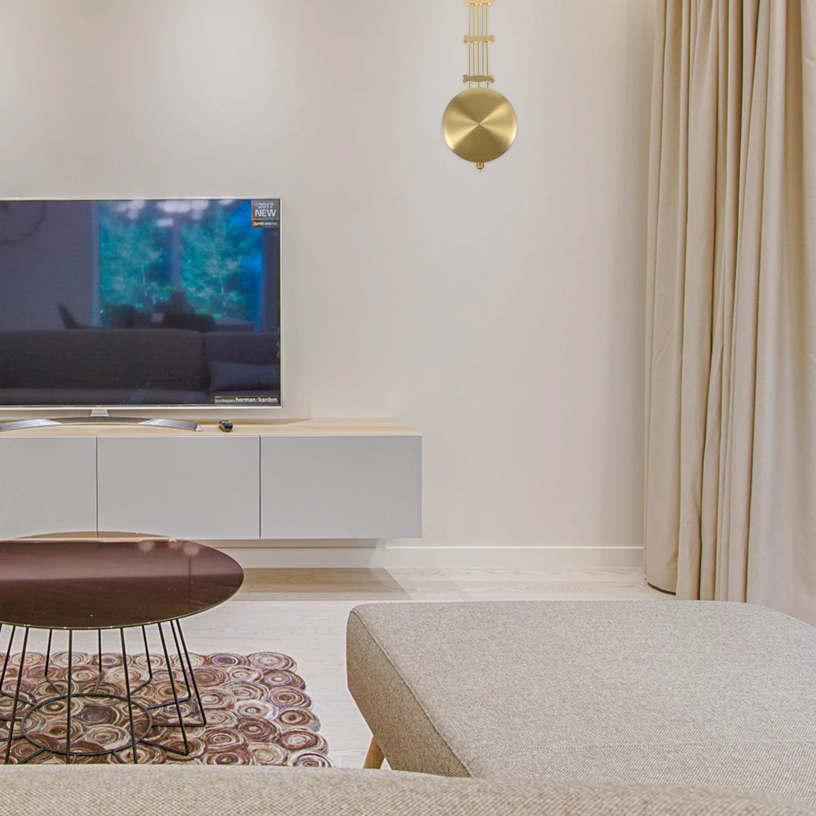 

Clock Pendulum DIY Accessory Metal Alloy Swing for Wall Table Clocks Replacement Parts Craft Enthusiasts Decor