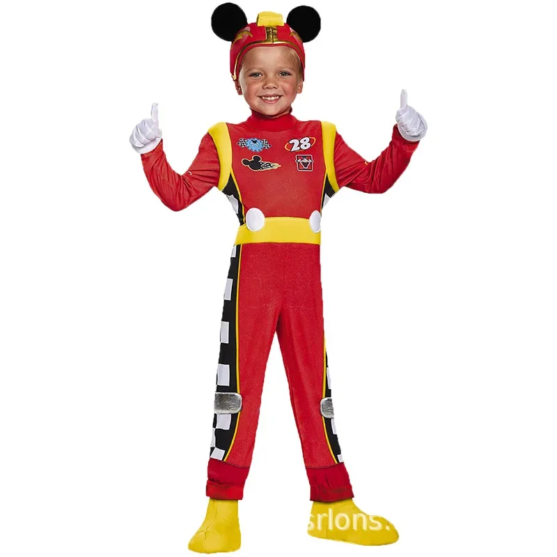 Kinder Kerst Halloween Jongen Cosplay Racepak Podiumkostuums Rollenspel Kostuums Halloween Kostuum Anime