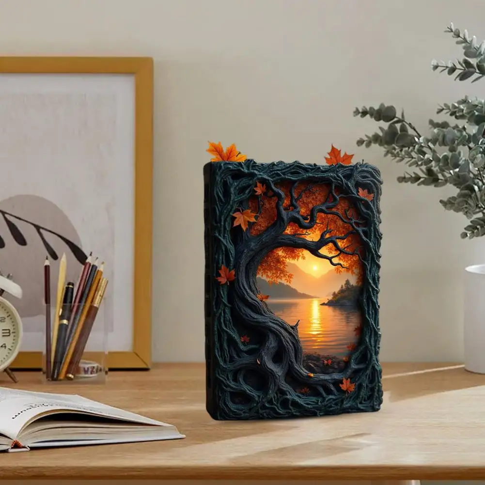 Чехол для ноутбука из плотного материала, обложка для книги, закат, клен, деревья, защита для книг, чехол для любителей книг, многоразовый чехол для взрослых, подростков