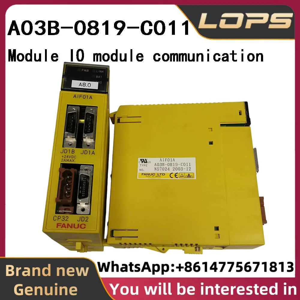 A03B-0819-C011 brand new original FANUC Module IO module communication, available in stock, welcome to inquire.