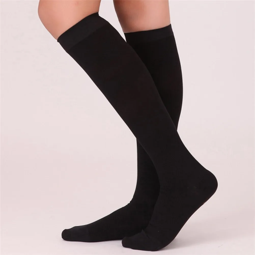 

4Pairs Compression Socks Knee High for Men Women Lightweight Non-Slip Support Stockings Running Exercise Fatigue Reduction