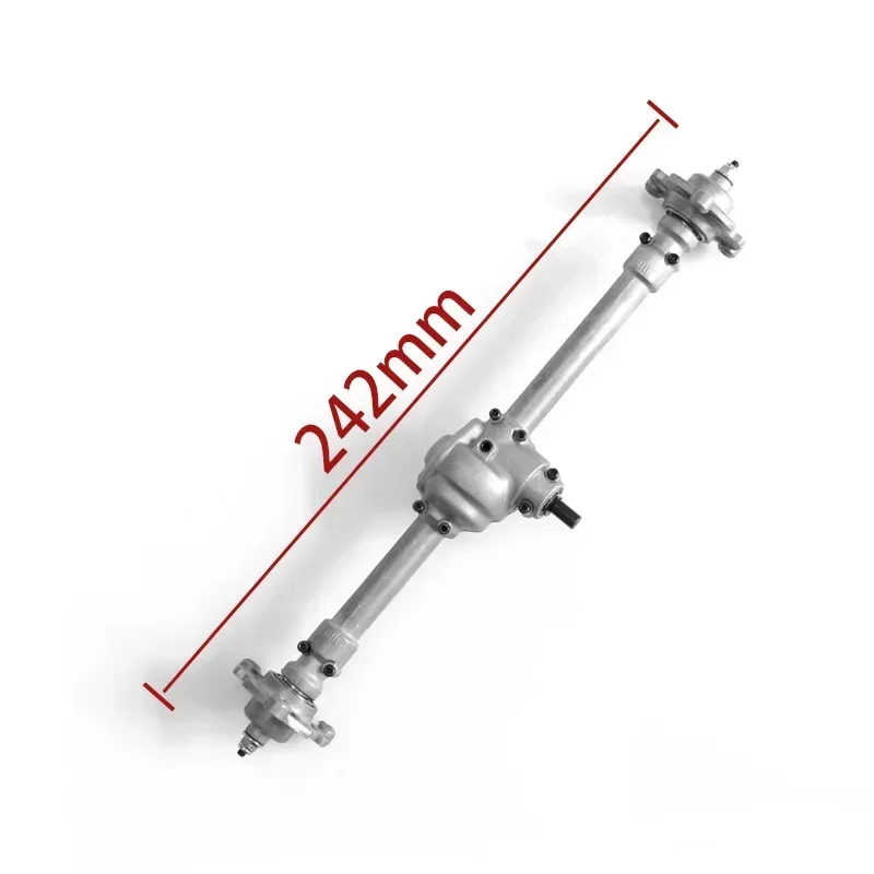 Metalowy zespół osi mostu przedniego ASS-02 dla HG P407 1/10 2.4G części zamienne do samochodów Rc