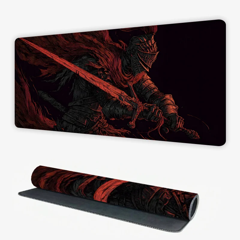 

Knight pattern design Mouse Pad Large Anti-slip Rubber MousePad computer office gaming desk pad keyboard long table pad 900x400