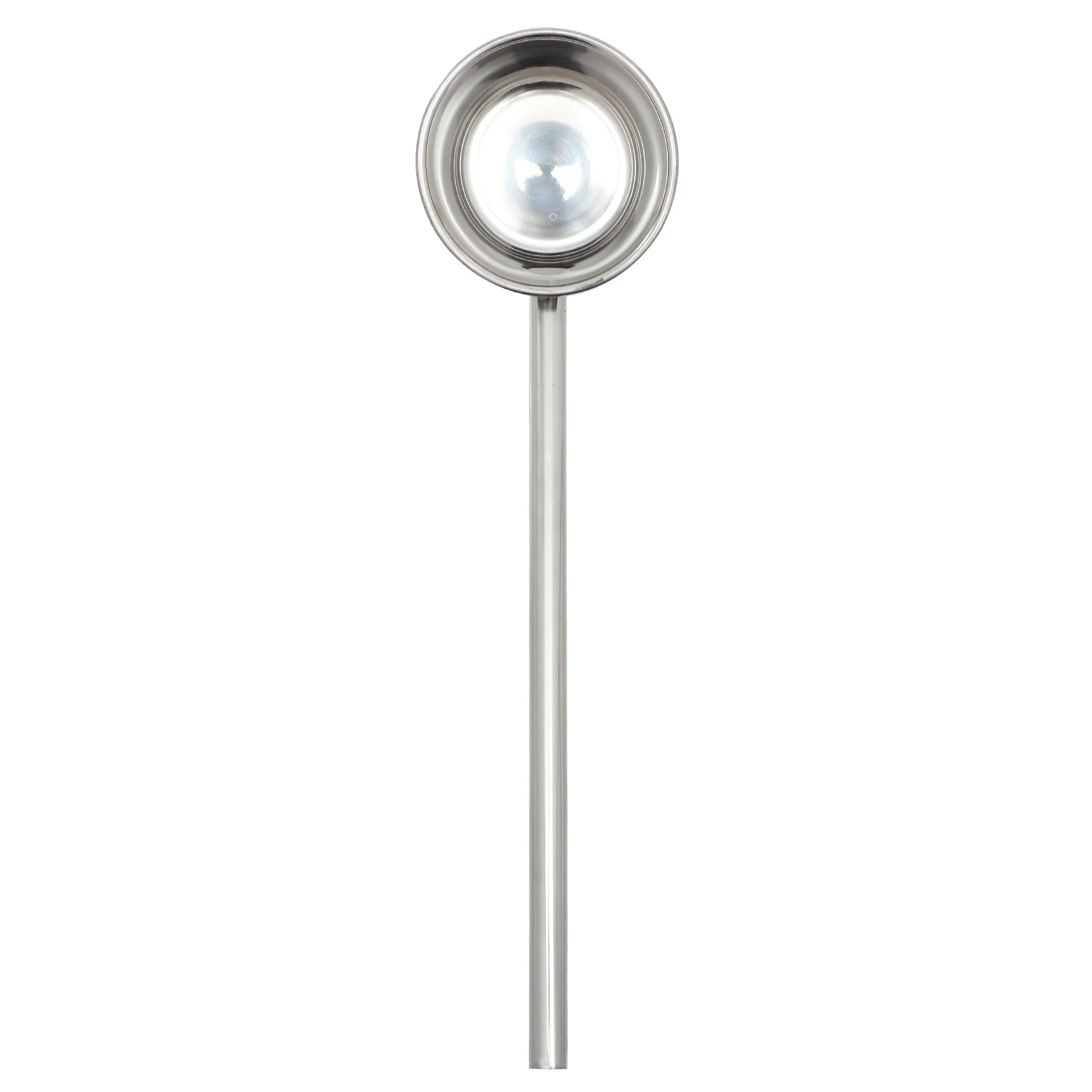 

Stainless Steel Ladle Long Handle Water Spoon Soup Scoop Bailer Kitchen Tool Commercial Restaurant Waterproof