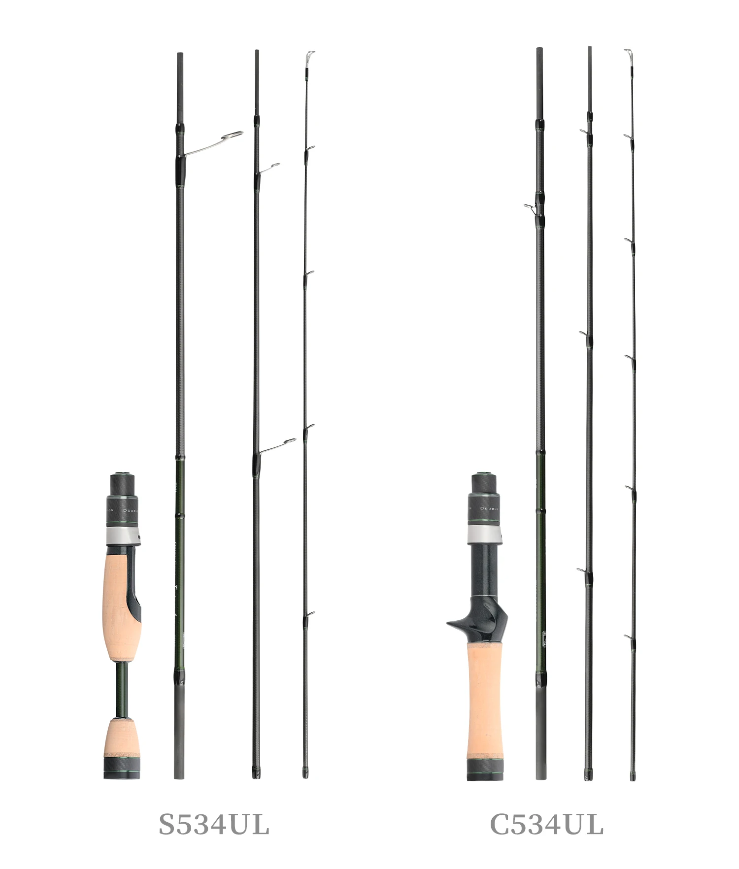 TSURINOYA INTRUDER 1,6/1,68/1,8/1,98m 5-teilige tragbare Spinn- und Casting-Angelrute für Forelle, Barsch, Bergbäche, packbare Rute – Detail 10