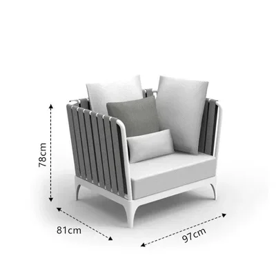 Tuinmeubilair bank rugleuning woonkamer binnenplaats villa openlucht balkon rotan bank salontafel combinatie