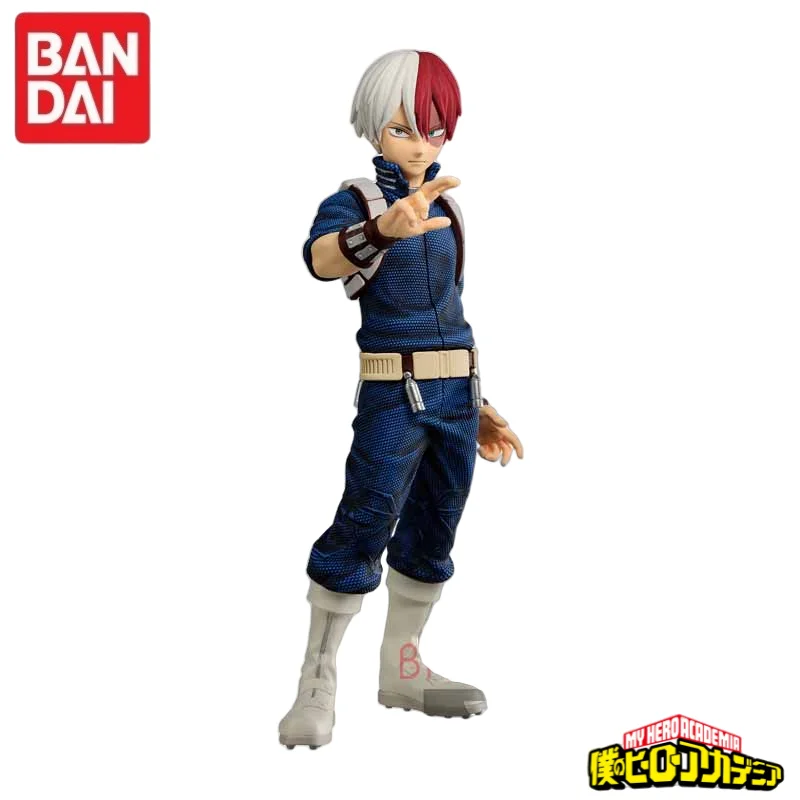 Na stanie 100% Oryginalny Bandai Banpresto My Hero Academia Figurka Todoroki Shoto 17 cm Model Anime Zabawka Prezent na Urodziny