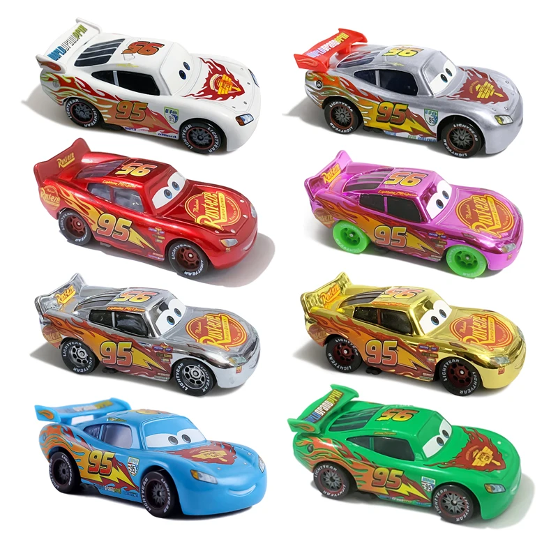 

High Quality Disney Pixar Cars Lightning McQueen Series Racing Toys 1:55 Metal Die Casting Model Car Children's Birthday Gifts