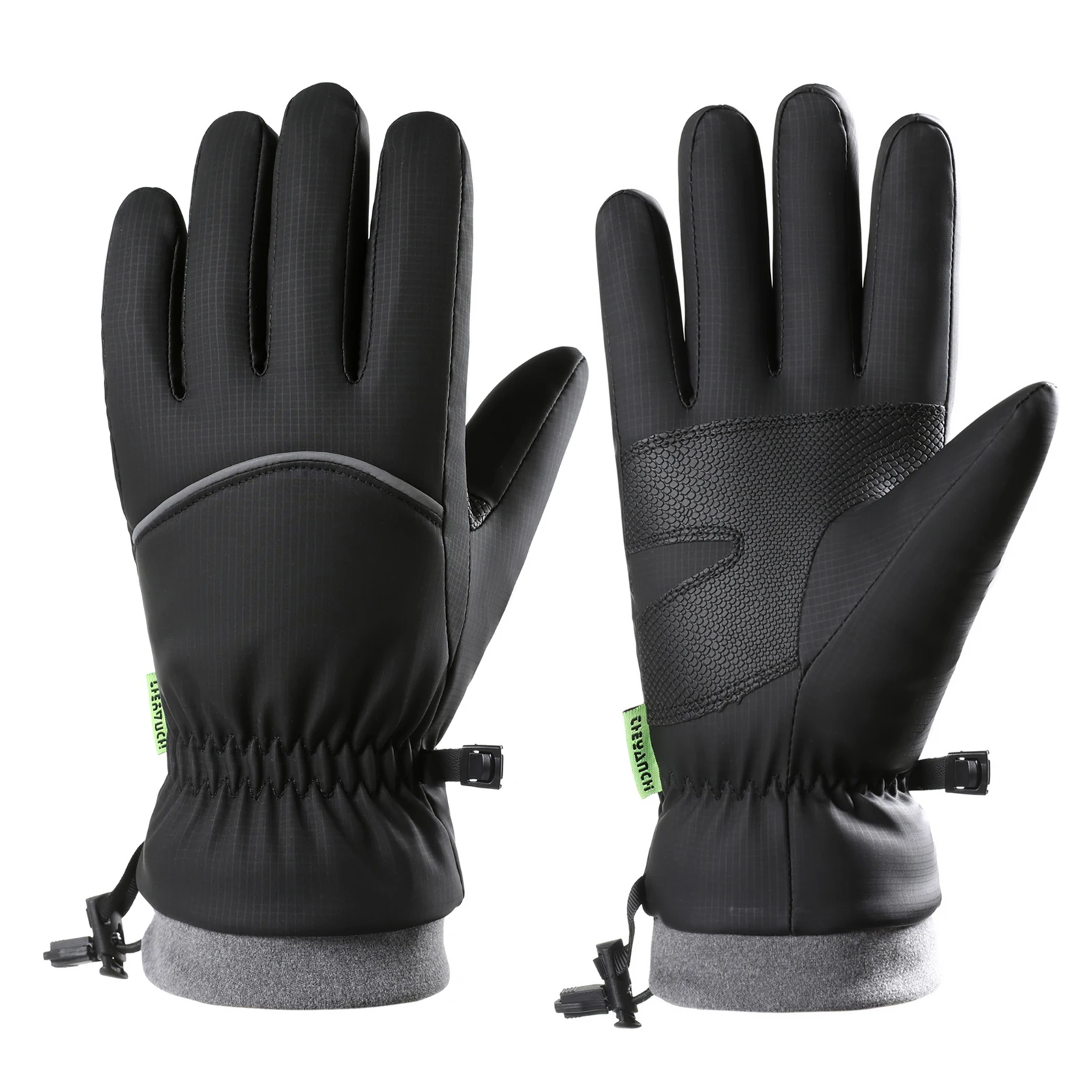 

Winter Gloves For Outdoor Skiing Riding Warm Windproof Rainproof Gloves with Touchscreen Fingers Full Palm Anti-Slip