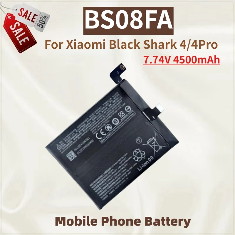 

High Quality BS08FA Phone Battery 7.74V 4500mAh For Xiaomi Black Shark 4/4Pro Brand New Replacement Battery