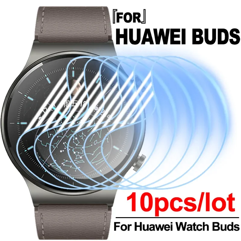 1-10pcs Screen Protector for Huawei WATCH Buds HD Transparent Soft TPU Hydrogel Film for Huawei WATCH Buds SmartWatch Not Glass