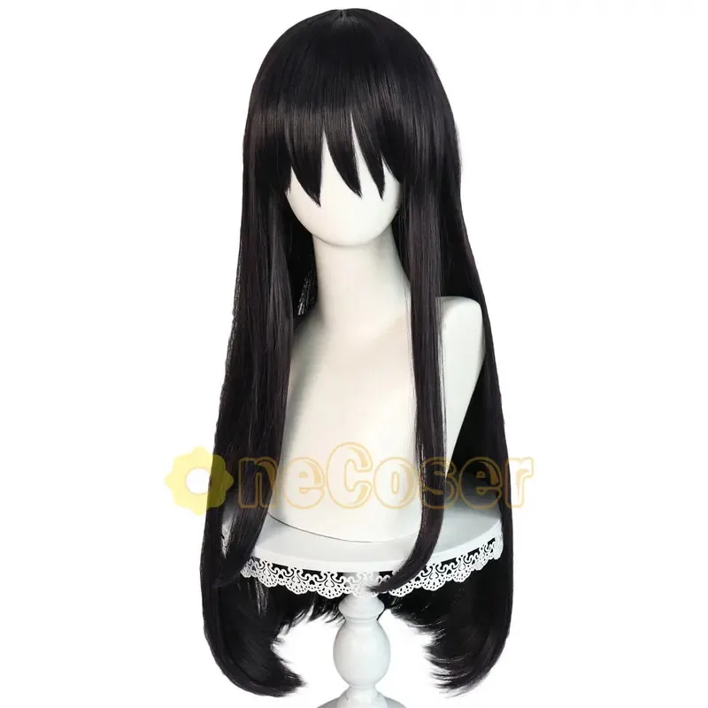 EN STOCK Aza Toma Cosplay peluca Anime Hell's Paradise: Jigokuraku Aza Touma pelo largo negro fibra + gorro de peluca niñas mujeres
