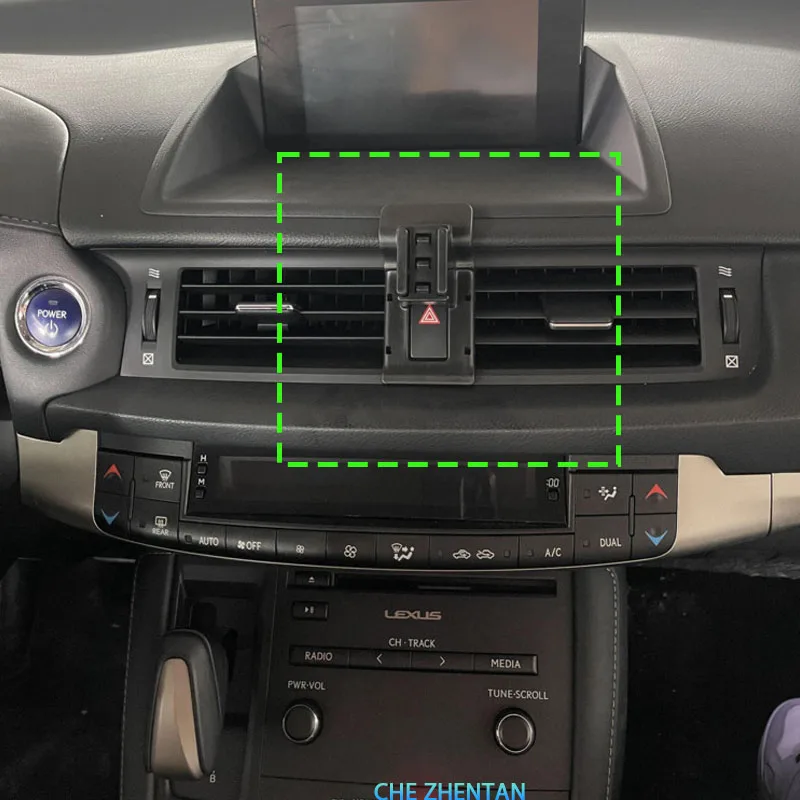 Car Mobile Phone Holder for Lexus CT 200h F Sport 2011~2023 360° Rotating Car Vehicle Phone Mounts Navigation Stand Accessories