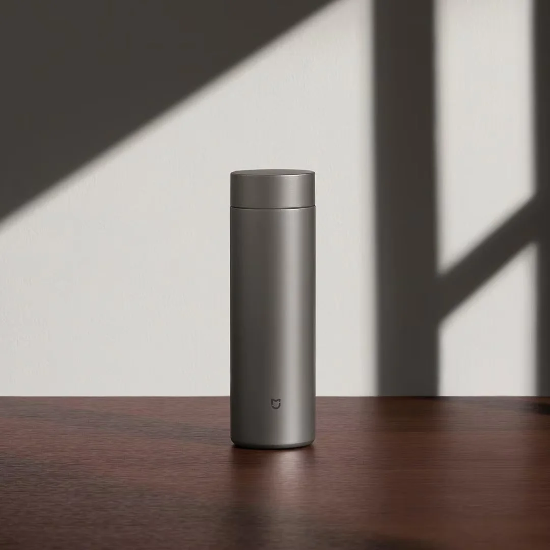 Xiaomi Mijia Smart Thermos Vacuum Flask Ti 2 - Pure Titanium Material Medical Grade 6h Warm Retention Portable Drink Cup