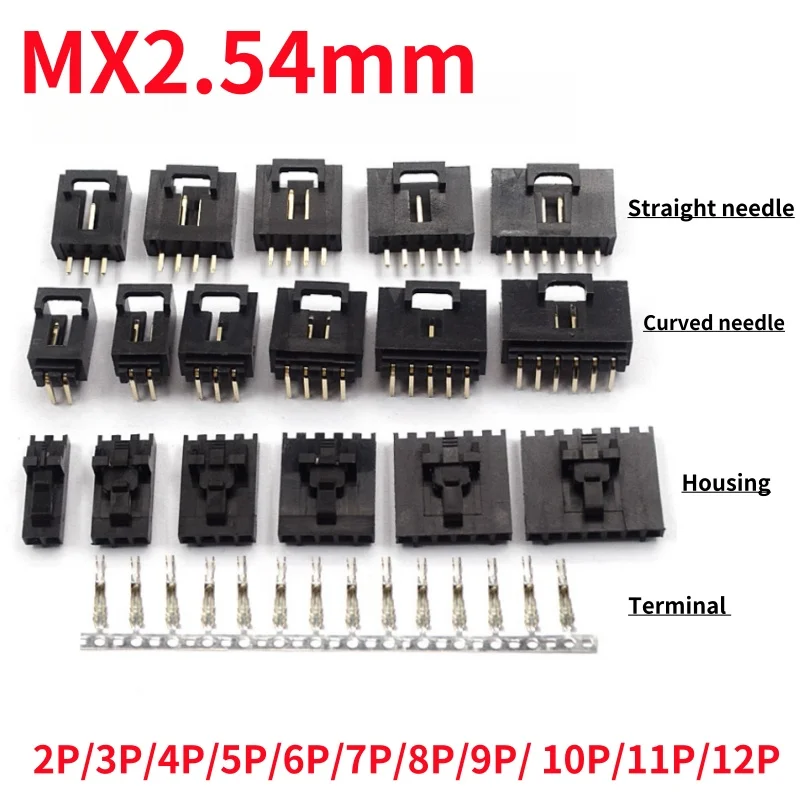 �y�Z�[�����z10 �� MX2.54 TJC8 �f���|���R�l�N�^ 2/3/4/5/12Pin �x���g�o�b�N���t���P�� 2.54 �~�����[�g�����p�s���w�b�_�n�E�W���O�[�q