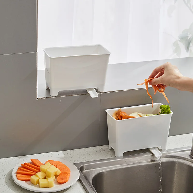 

Kitchen Sink Strainer Kitchen Accessories Drain Fruit Vegetable Drainer Sponge Food Residue Storage Box Soup Filter Garbage Rack