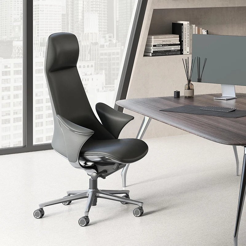 

High End Ergonomic Office Conference Chair Modern Leather Kneeling Chair Alternative Price
