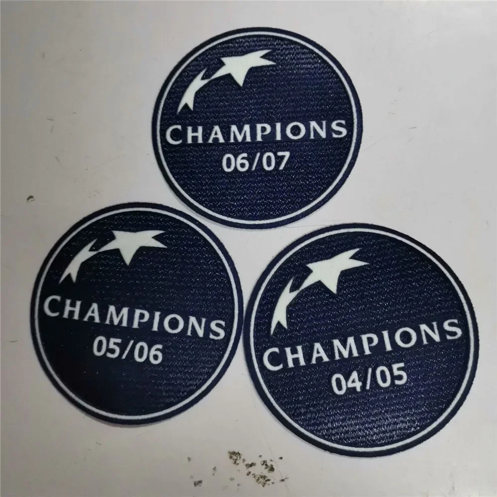 03/04 04/05 05/06 06/07 07/08 2010 2012 champions Badges football Print patch