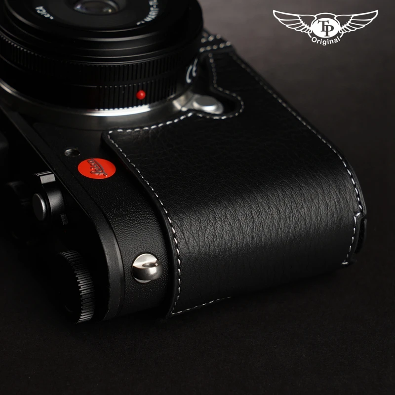 Genuine Leather Handmade Camera Half Case Camera Bag Design for leica CL
