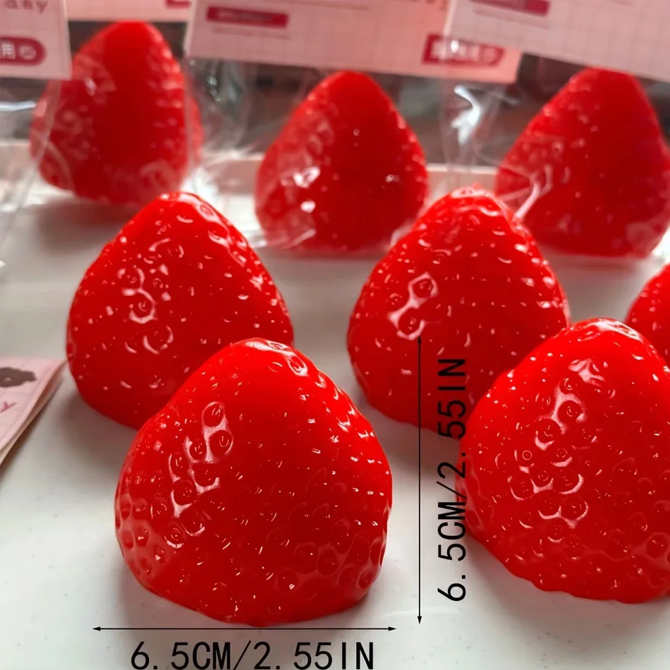 Strawberry Squishy Toy Extra Mini Size Strawberry Fidget Toys Slow Rising Shapeable Venting Ball for Adults Friends Gifts