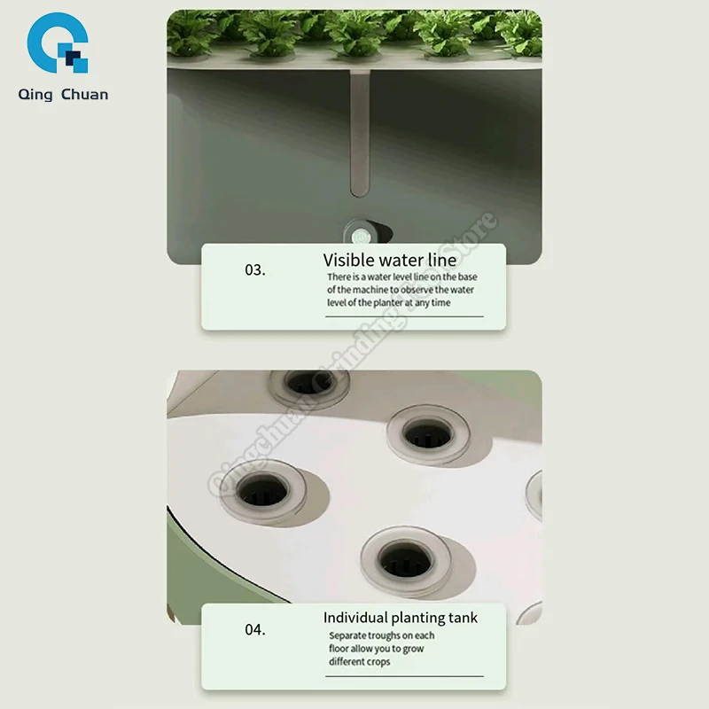 Remote Control Hydroponic Vegetable Planting Machine 3 Levels Soilless Cultivation Frame Intelligent Vegetable Planting Basin