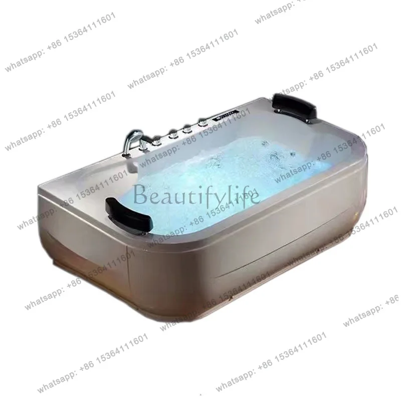 Double Jacuzzi Multifunctional Constant Temperature Colorful Light Bath Villa B & B Hotel Bath Smart