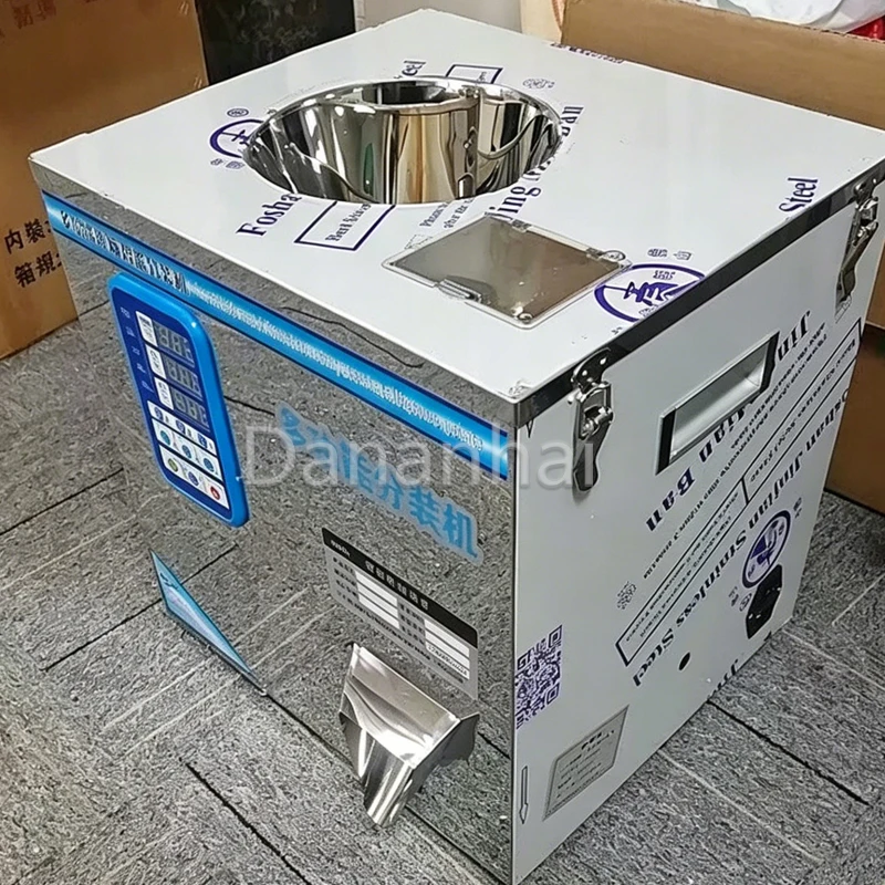 Semi-Automatic Multifunctional Stainless Steel Coffee Flavor Particle Filling Machine Tea Screw Packaging Equipment
