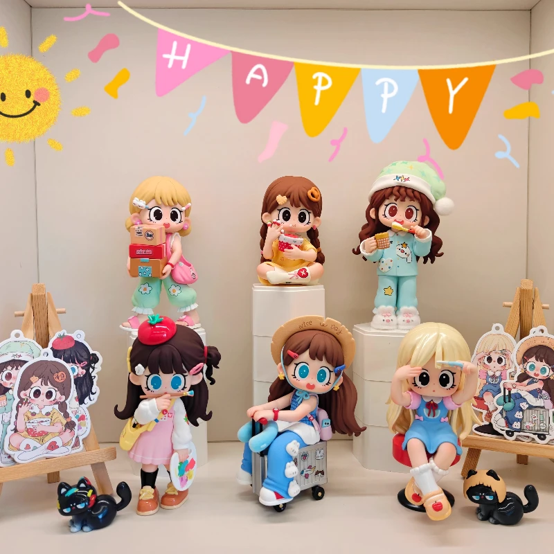

New Presale For 60 Days Milay Daily Times Series Blind Box Caixa Caja Cartoon Ornaments Kawaii Toys Cute Anime Figure Gifts