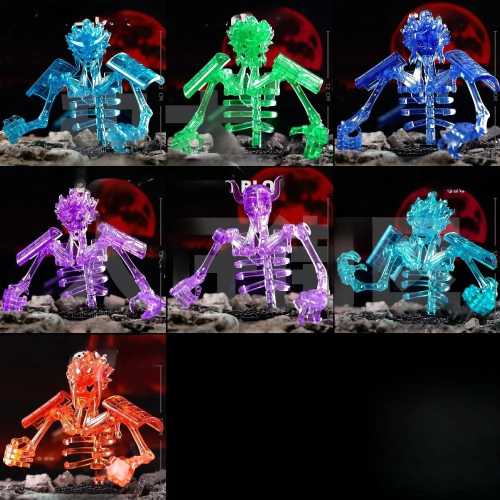 Naruto Anime Actionfigur Baustein-Set - Ninja SUSANOO Skelettmodell-Set, 3D-Montage-Spielzeugsammlung, Halloween-Geschenk.