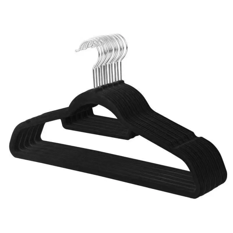 Slim Slim Velvet Non-Slip Space Saving Suit Clothes Hangers for Closet Organization Black/Grey/Pink/White, 20 Pack Traceless Flocking - Aliexpress Deal