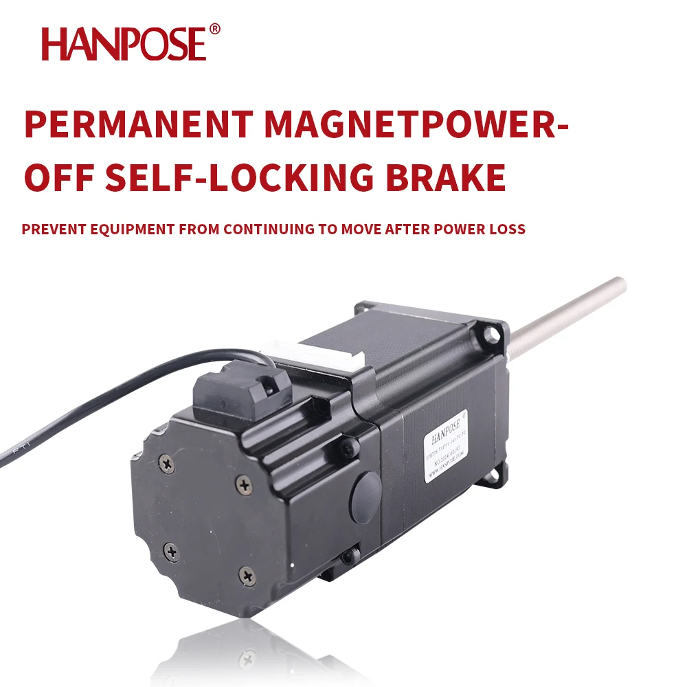 NEMA23 57HT76-T10*10-145-YC-PD Lead Screw Stepper Motor Trapezoidal Power-Off Self-Locking Permanent Magnet Brake