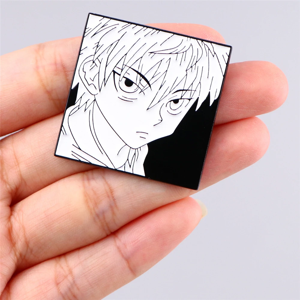 アニメ HUNTER×HUNTER キルア Zoldyck ゴン · FREECSS コスプレ衣装小道具金属バッジピン合金ブローチアクセサリー