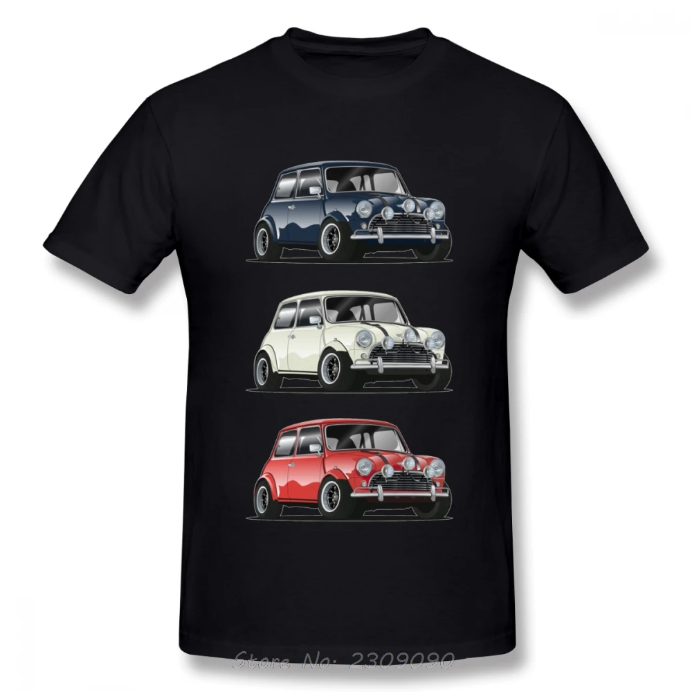 Retro The Italian Trio Mini Cooper T Shirt Popular Car Hipster Style T-shirt Men Women Cotton Tshirt Hip Hop Tees Harajuku S-5XL