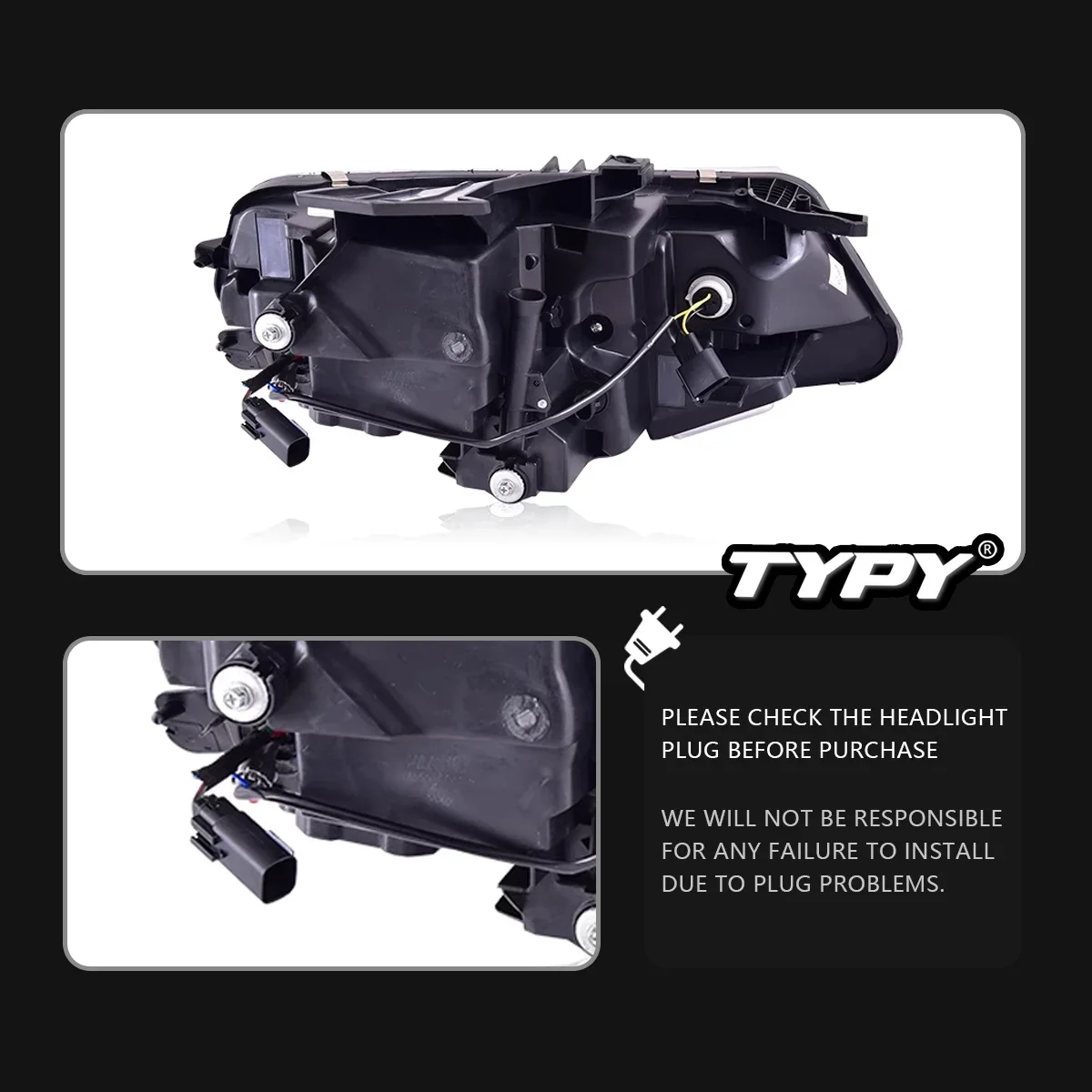 

TYPY Car For chevrolet camaro Headlight 2016-2019 Upgrade Modified to New DRL Dynamic Turn Signal LED Headlight Auto Accessories