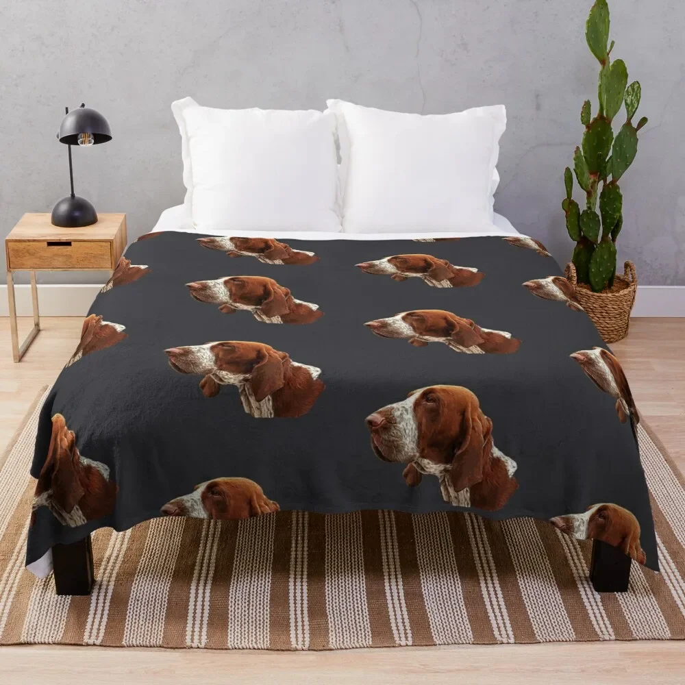 Chestnut Bracco Italiano Throw Blanket Cozy Light Blanket for Travel Camping Picnic