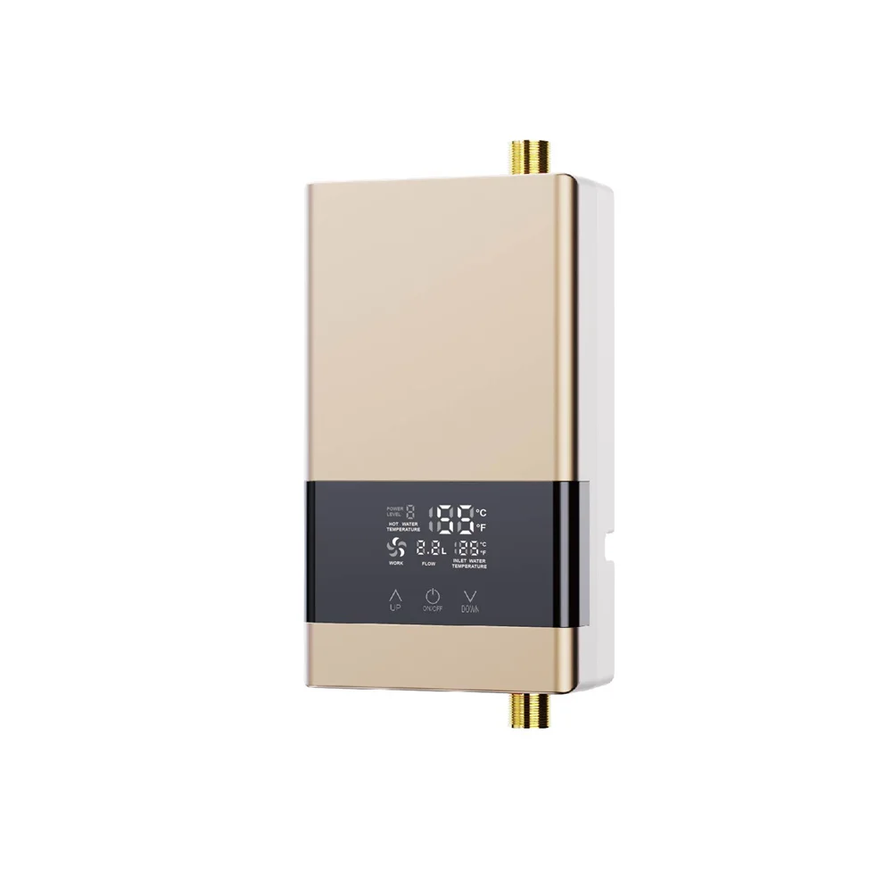 Простая установка, водонагреватель без резервуара, постоянный водонагреватель, розничный контроль, европейская вилка, 220 В, для кухни