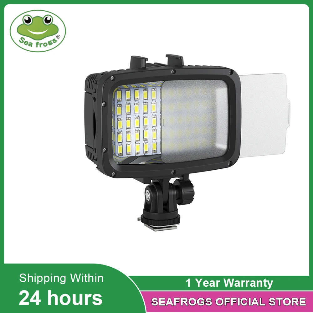 Seafrogs 1800lumens 40M/130ft SL-101 Waterproof LED Light For Sony Nikon Olympus Nikon Camera