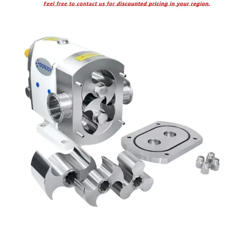 

DONJOY Customize Available Gear Pump High Viscosity Rotor Pump Sanitary Lobe Pump For Dairy Chocolate
