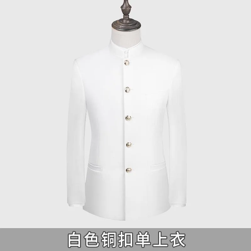 Costume de performance pour hommes, O576Zhongshan, costume Stand UR, robe de groupe de meilleurs hommes, chœur