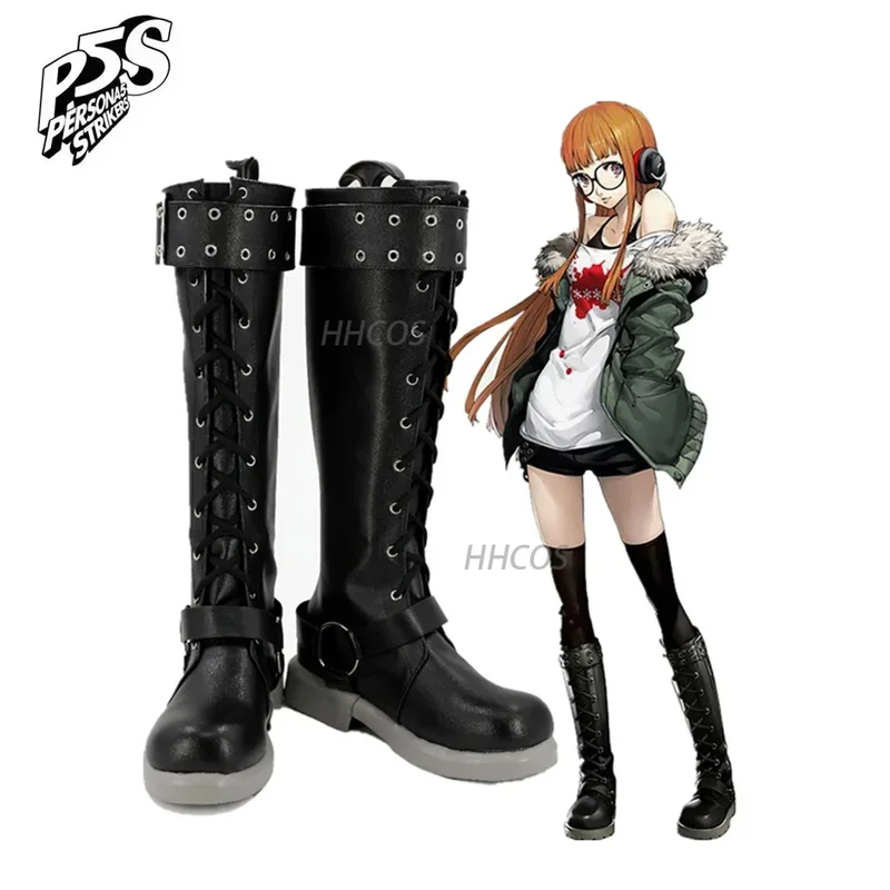 

Anime Persona 5 Shoes Futaba Sakura Cosplay Boots Custom made