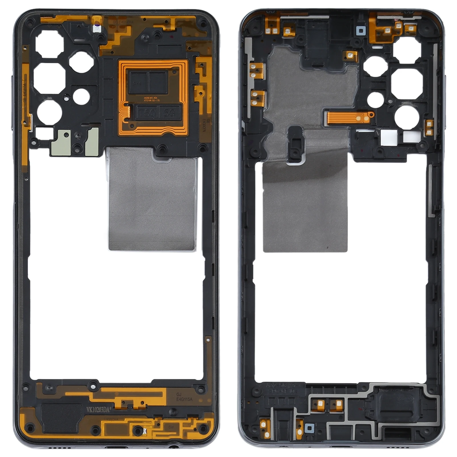 Middle Frame For Galaxy A32 5G Middle Frame Housing Frame Panel Rear with Side Keys Case Panel Replacement Parts